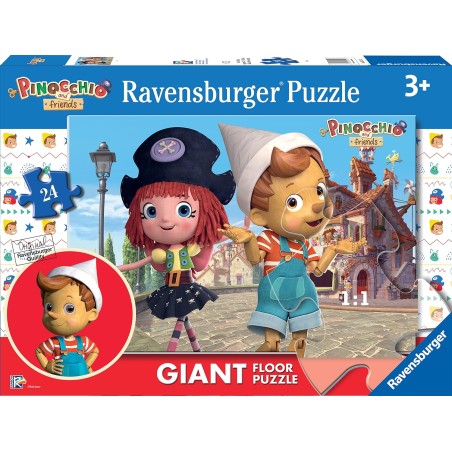 Ravensburger 03124 - Puzzle 24 Maxi - Pinocchio