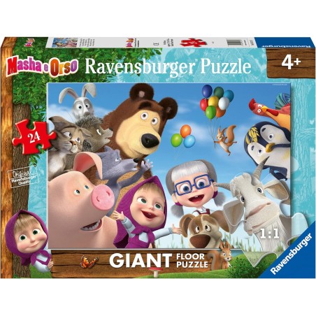 Ravensburger 03133 - Puzzle 24 Maxi - Masha e Orso