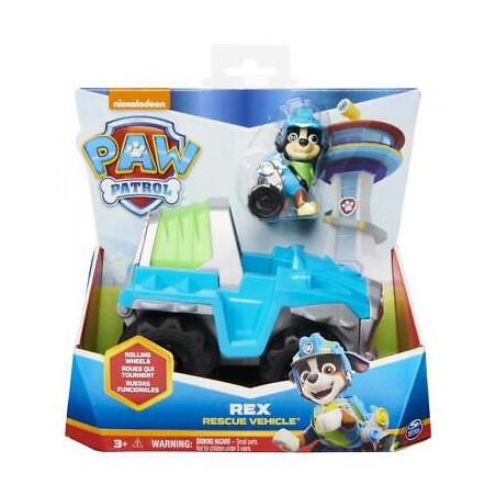 Spin Master 6063452 - Paw Patrol - Veicolo Base Rex