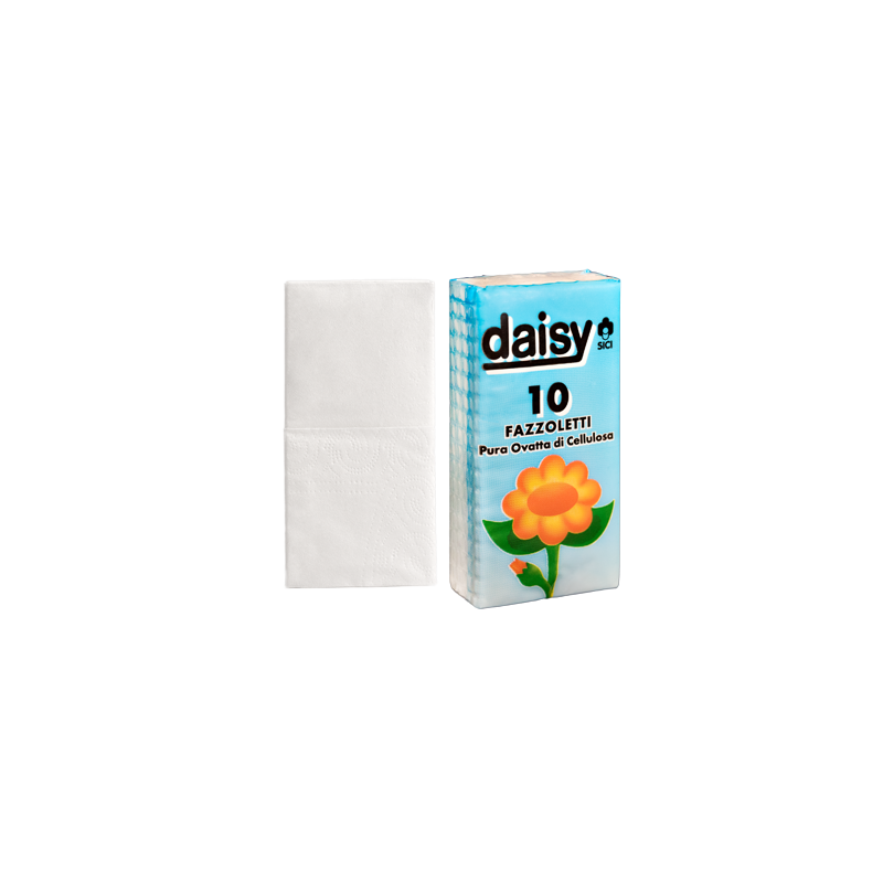 Daisy 40951 - Fazzoletti di Carta Conf. 10 Pacchetti