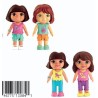 Mattel X0481 - Fisher Price - Blister Coppia Personaggi Dora