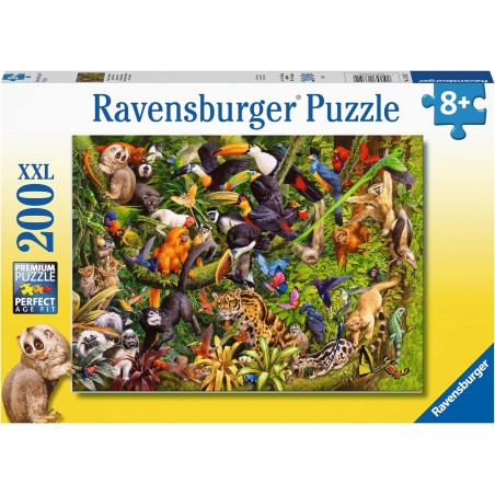 Ravensburger 13351 - Puzzle 200 XXL - Giungla Vivace