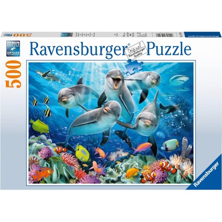 Ravensburger 14710 - Puzzle 500 Pezzi - Delfini