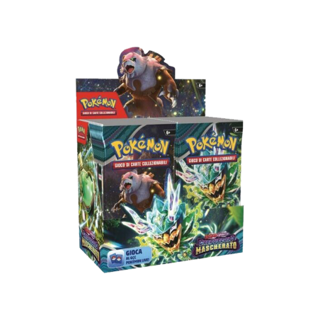 Pokemon 61500 - Buste Carte Pokemon Scarlatto e Violetto Crepuscolo Mascherato Conf.36 pz