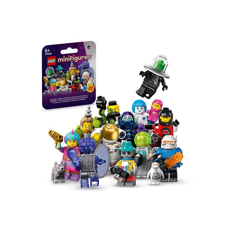 Lego 71046 - Minifigures - Bustine Minifigure Serie 26 Spazio Display 36 pz