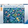 Ravensburger 17375 - Puzzle 500 Pezzi - Meduse Colorate