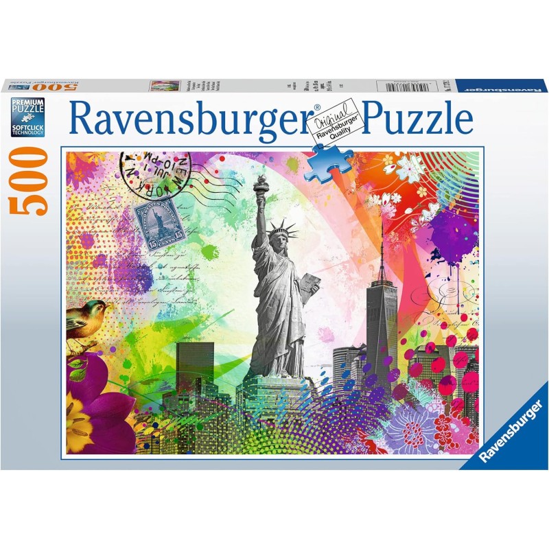 Ravensburger 17379 - Puzzle 500 Pezzi - Cartolina da New York