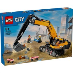 Lego 60420 - City - Escavatore da Cantiere Giallo