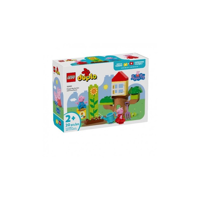 Lego 10431 - Duplo - Il Giardino e la Casa Sull'Albero di Peppa Più