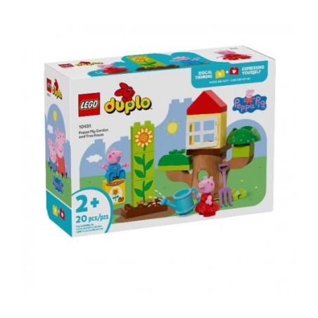 Lego 10431 - Duplo - Il Giardino e la Casa Sull'Albero di Peppa Più