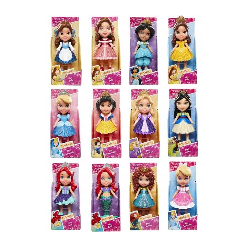 Jakks 95532 - Disney Princess - Princess Mini Doll 7 cm