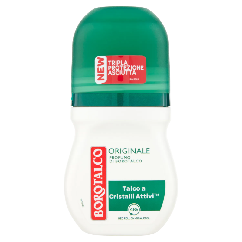 Borotalco 533 - Deodorante Roll-On Original New 50 ml