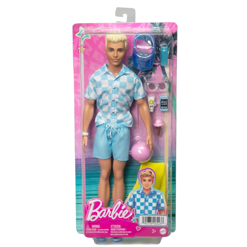 Mattel HPL74 - Barbie - Ken un Giorno in Spiaggia