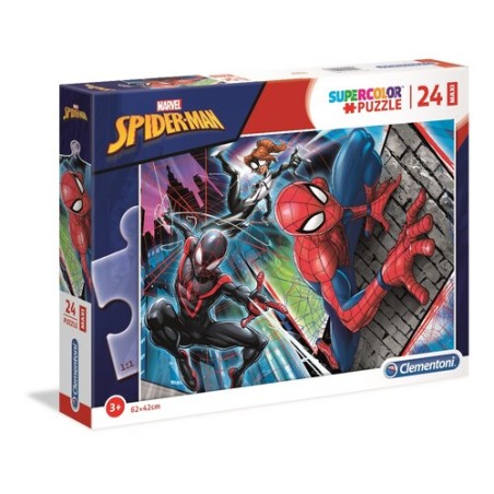 Clementoni 24497 - Puzzle 24 Pezzi Maxi - Spiderman