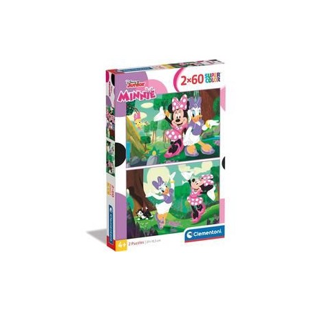 Clementoni 24815 - Puzzle 2x60 - Minnie