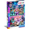 Clementoni 21626 - Puzzle 2x60 - Paw Patrol