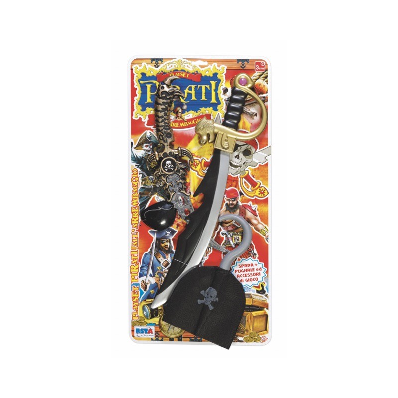 Rstoys 11795 - Blister Pirati Spada Uncino e Pugnale