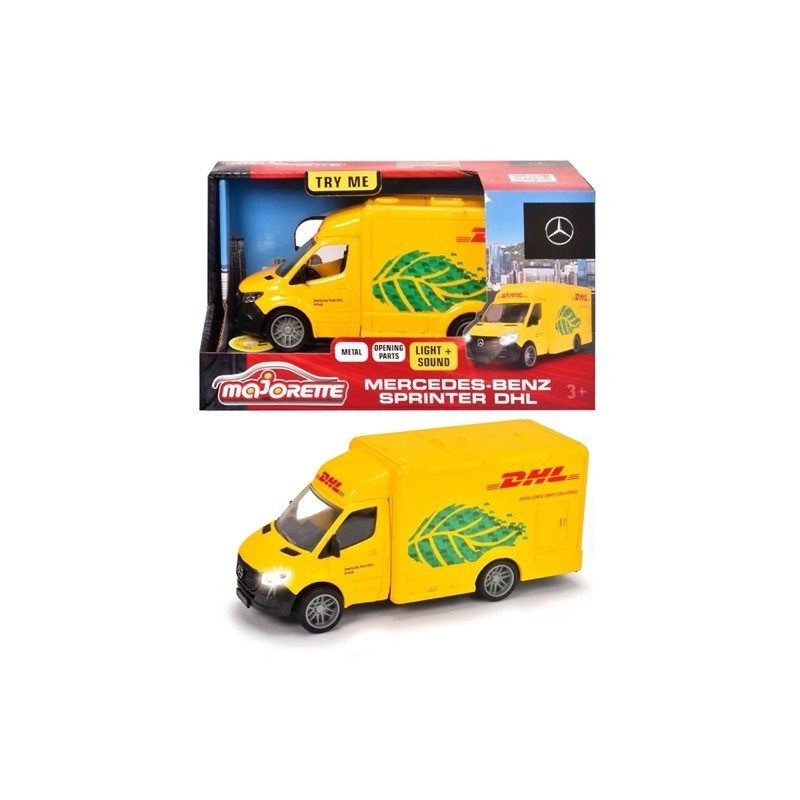 Simba 2000 - Mercedes-Benz Sprinter DHL Luci e Suoni 15 cm