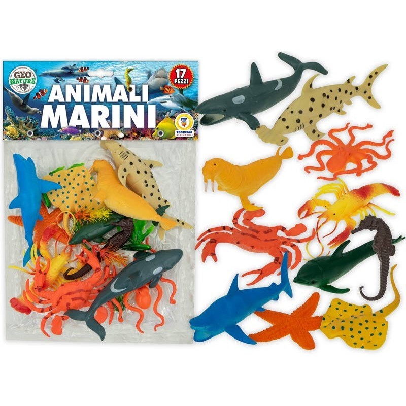 Teorema 68016 - Busta Animali Marini 17 pz