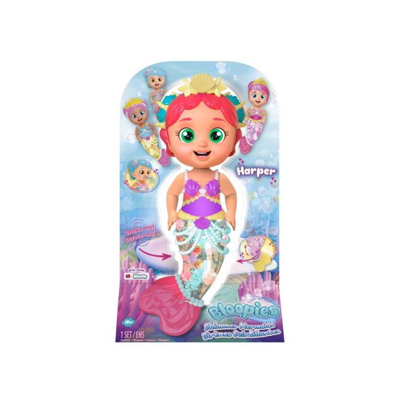 Imc Toys 917330 - Bloopies - Shimmer Mermaids Harper