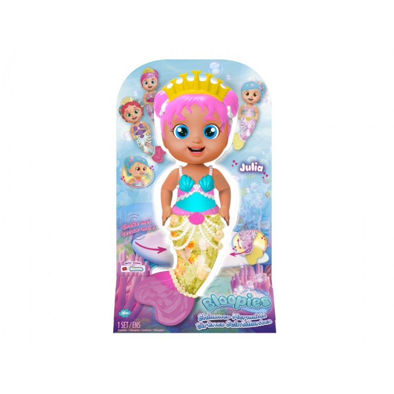 Imc Toys 917316 - Bloopies - Shimmer Mermaids Julia