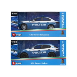 Burago 1453 - Auto Polizia Scala 1:24 Ass