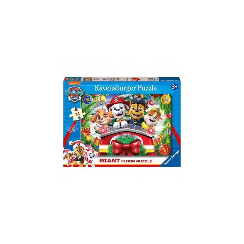 Ravensburger 03168 - Puzzle 24 Pezzi Maxi - Paw Patrol Christmas