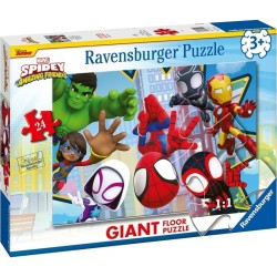 Ravensburger 03182 - Puzzle 24 Pezzi Maxi - Spidey Squadra