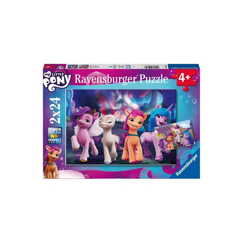 Ravensburger 05235 - Puzzle 2 x 24 Pezzi - Little Pony