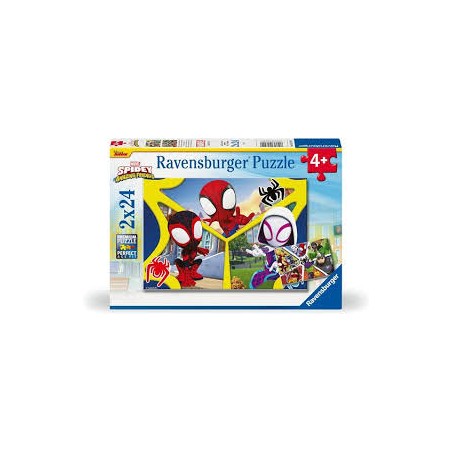 Ravensburger 05729 - Puzzle 2x24 Spidey