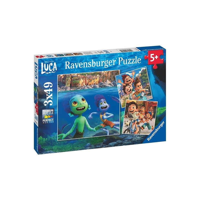 Ravensburger 05571 - Puzzle 3 x 49 Pezzi - Luca