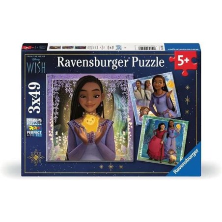 Ravensburger 05702 - Puzzle 3 x 49 Pezzi - Wish