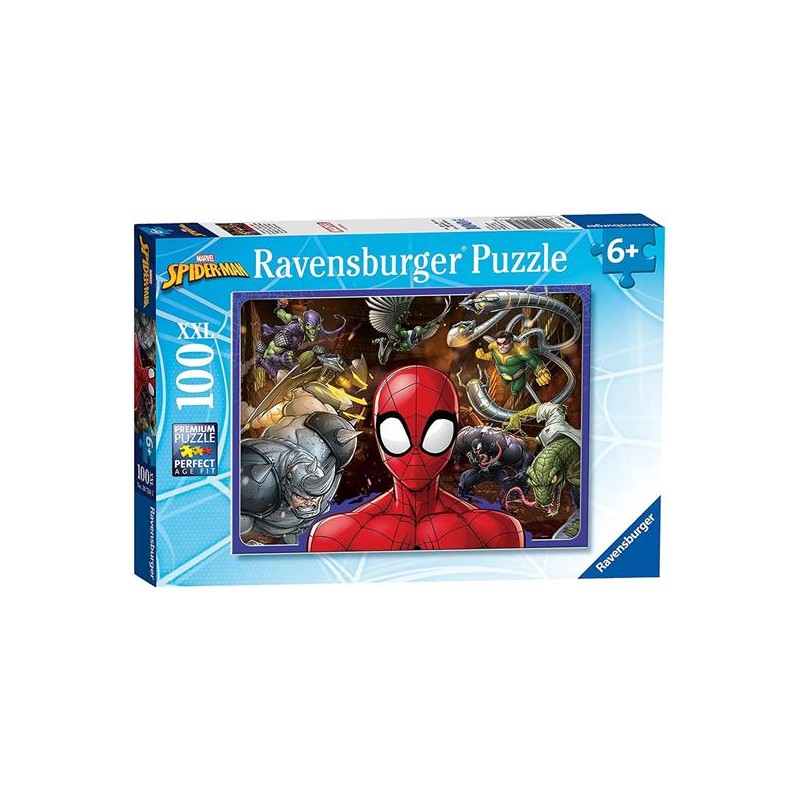 Ravensburger 10728 - Puzzle 100 Pezzi - Spiderman