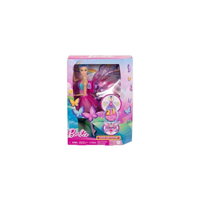 Mattel HXJ10 - Barbie Ballerina Ali Di Farfalla