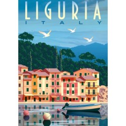 Ravensburger 01233 - Puzzle 1000 Pezzi - Liguria