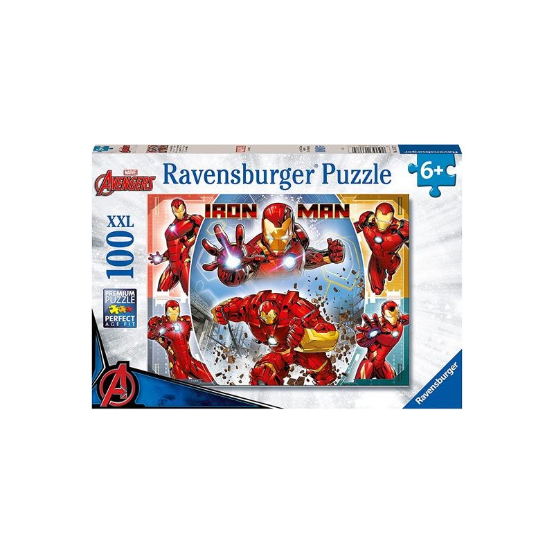 Ravensburger 13377 - Puzzle 100 Pezzi - Iron Man