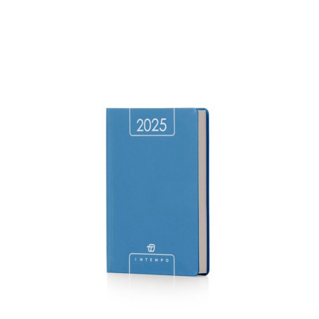 InTempo 7136AF31 - Agenda Giornaliera 2025 15x21cm Azzurra