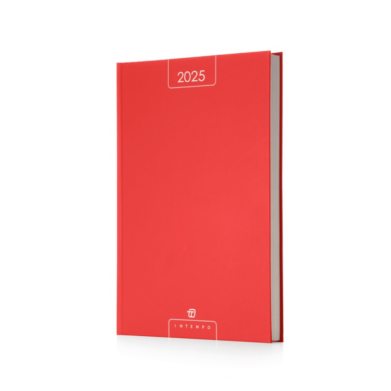 InTempo 7145AF28 - Agenda Giornaliera 2025 21x30cm Rossa