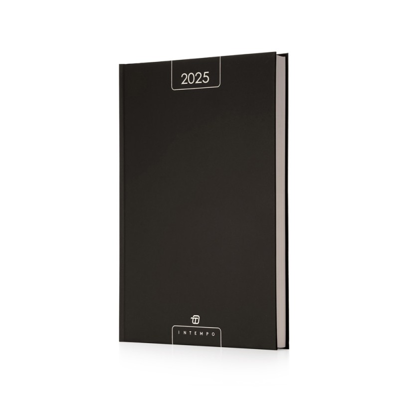 InTempo 7145AF34 - Agenda Giornaliera 2025 21x30cm Nera