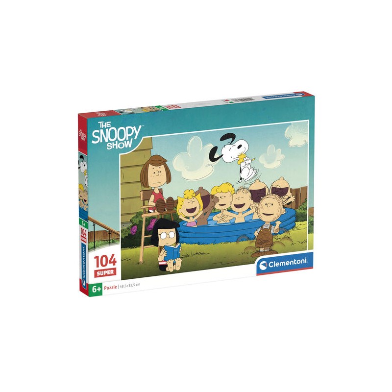 Clementoni 25770 - Puzzle 104 Pezzi - Snoopy