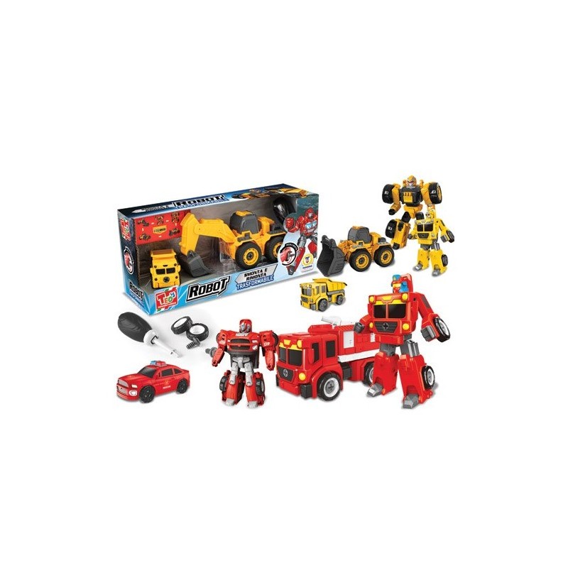 Teorema 68926 - Robot Trasformer Monta e Smonta 2 in 1