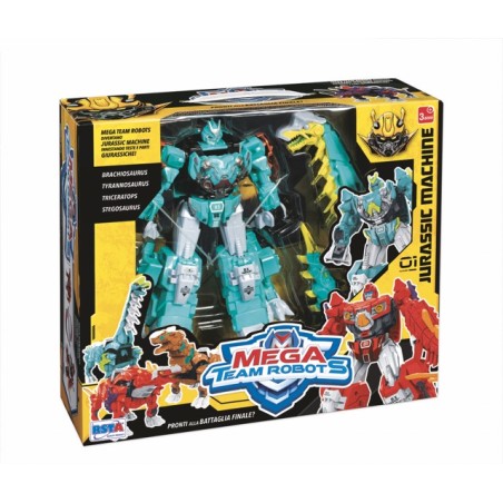 Rstoys 11905 - Robot Team Jurassic Trasformabili 5 Ass