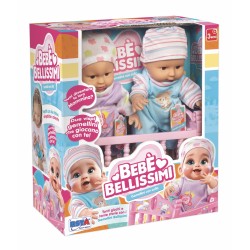 Rstoys 11933 - Bebè Bellissimi Gemellini 20cm con Letto