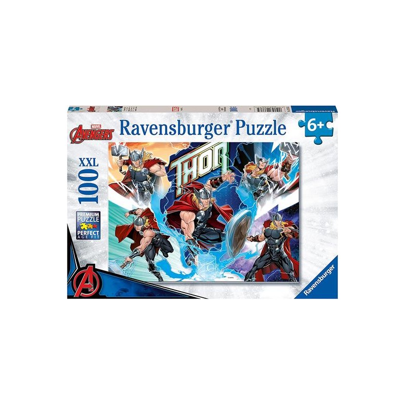 Ravensburger 13376 - Puzzle 100 Pezzi - Thor