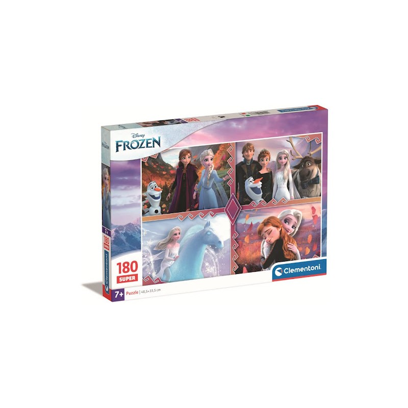 Clementoni 29786 - Puzzle 180 Pezzi - Frozen