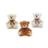 Decar 25545 - Orso Peluche con Fiocco 25cm 3 Ass