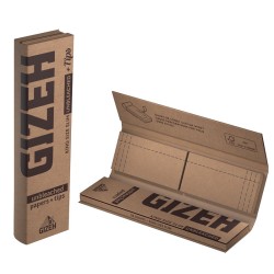 Gizeh 205 - Cartine King Size Slim Unbleached + Filtri Tips