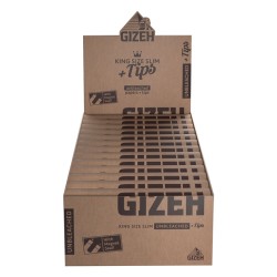 Gizeh 205 - Cartine King Size Slim Unbleached + Filtri Tips