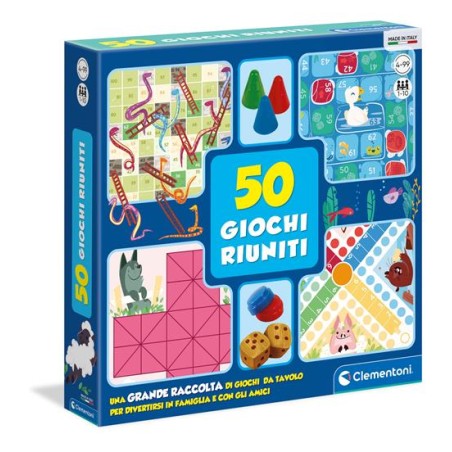 Clementoni 12941 - 50 Giochi Riuniti