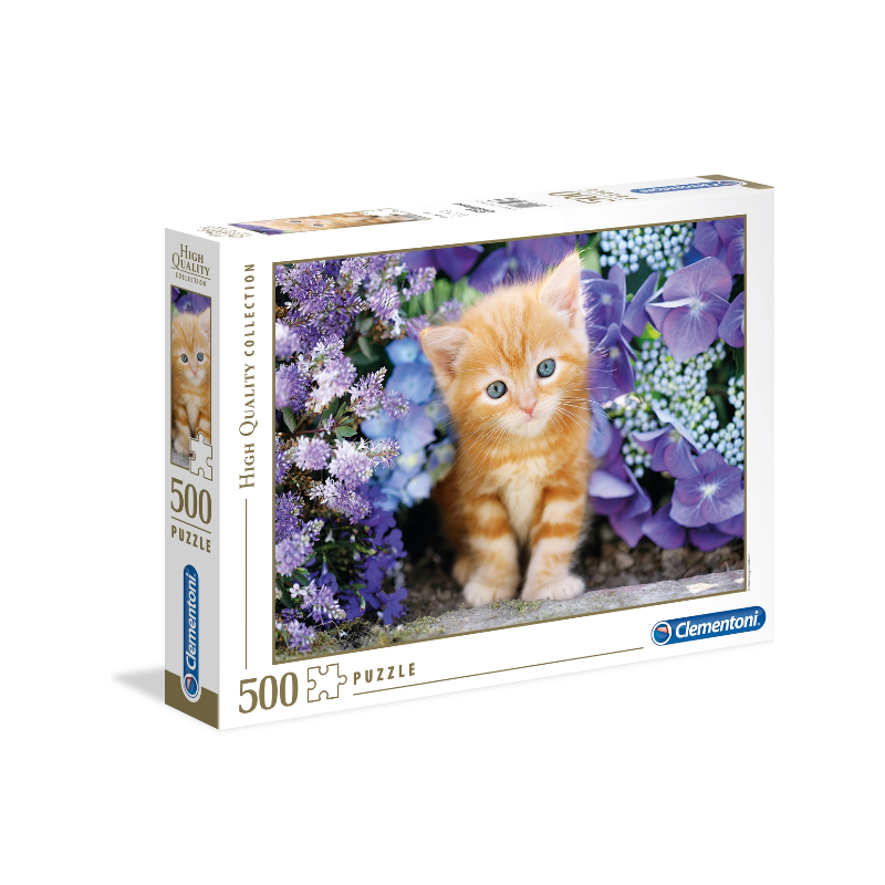 Clementoni 30415 - Puzzle 500 Pezzi - Gattino Ginger